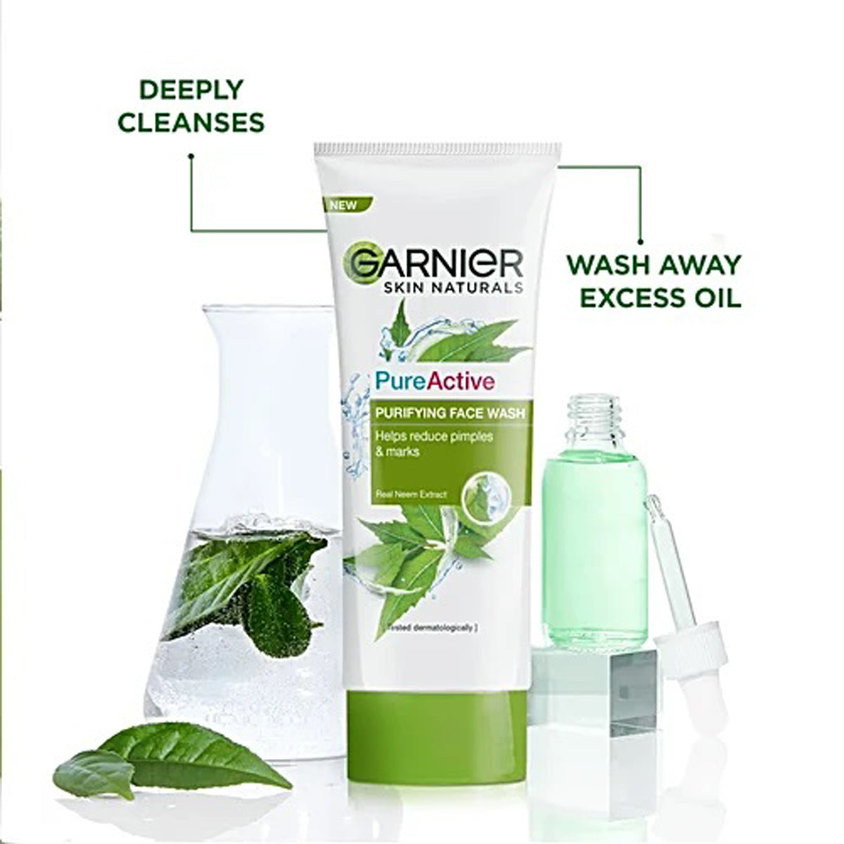 Garnier Pure Active Neem Face Wash 100G