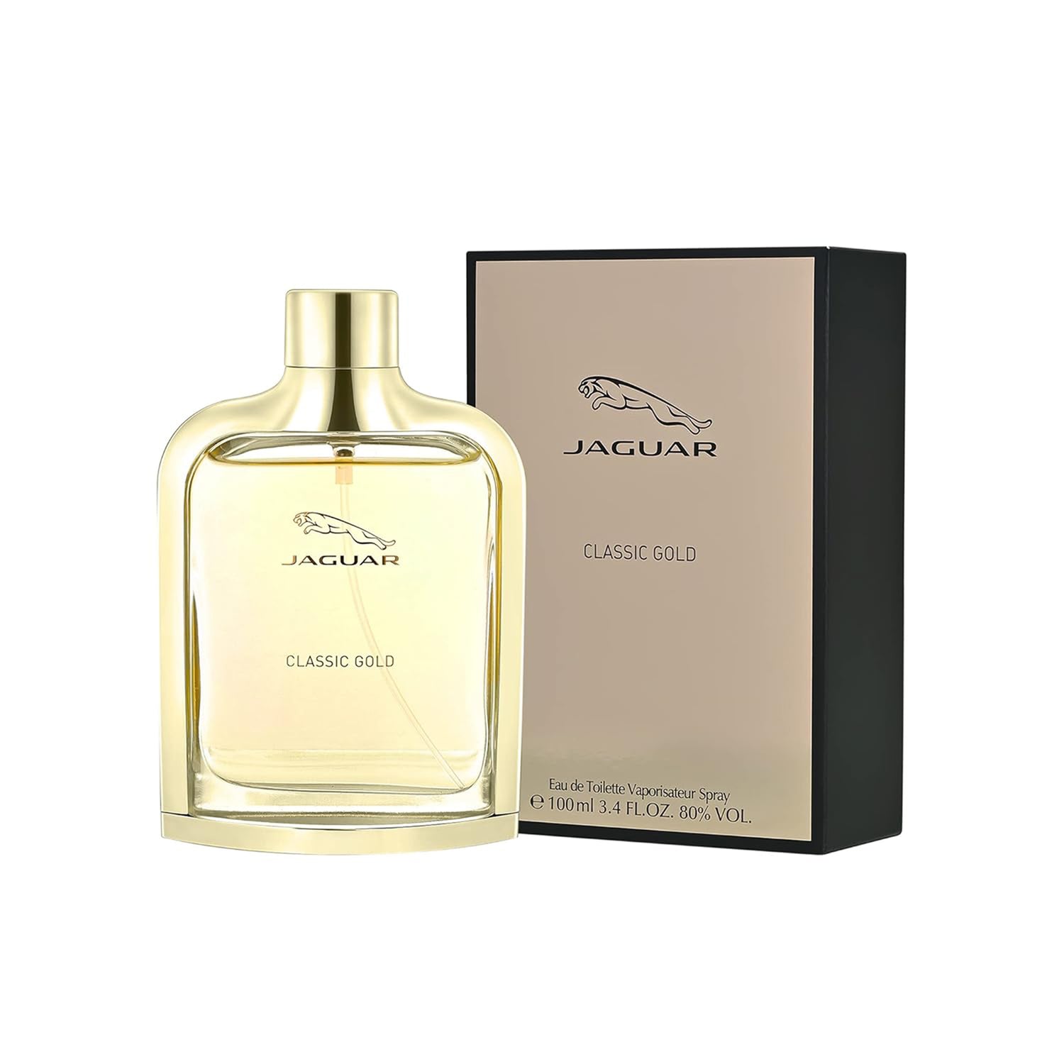 Jaguar Classic Gold Eau De Toilette Natural Spray 100Ml