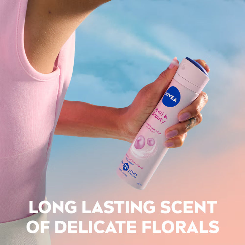 Nivea Deodorant Pearl & Beauty Pearl Extracts & Avocado Oil 150Ml