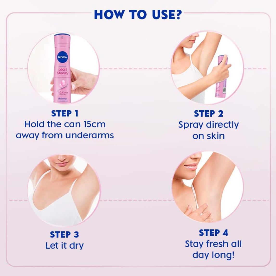 Nivea Deodorant Pearl & Beauty Radiance With Pearls 150Ml