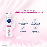 Nivea Deodorant Natural Glow Smooth Skin 150Ml