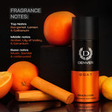 Denver Goat Black.Code Deodorant Body-Spray 150Ml
