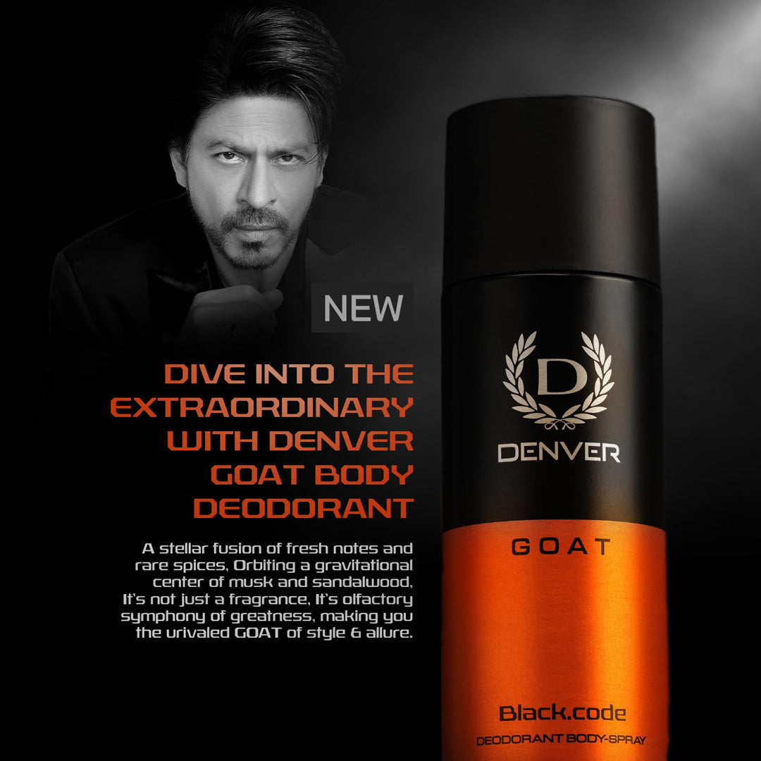 Denver Goat Black.Code Deodorant Body-Spray 150Ml