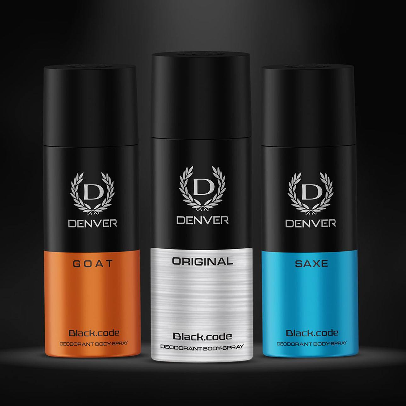 Denver Goat Black.Code Deodorant Body-Spray 150Ml