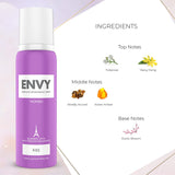 Envy Perfume Deodorant Spray Kiss Long Lasting Perfume 120Ml