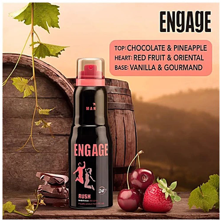 Engage Rush Bodylicious Deo Spray 150Ml