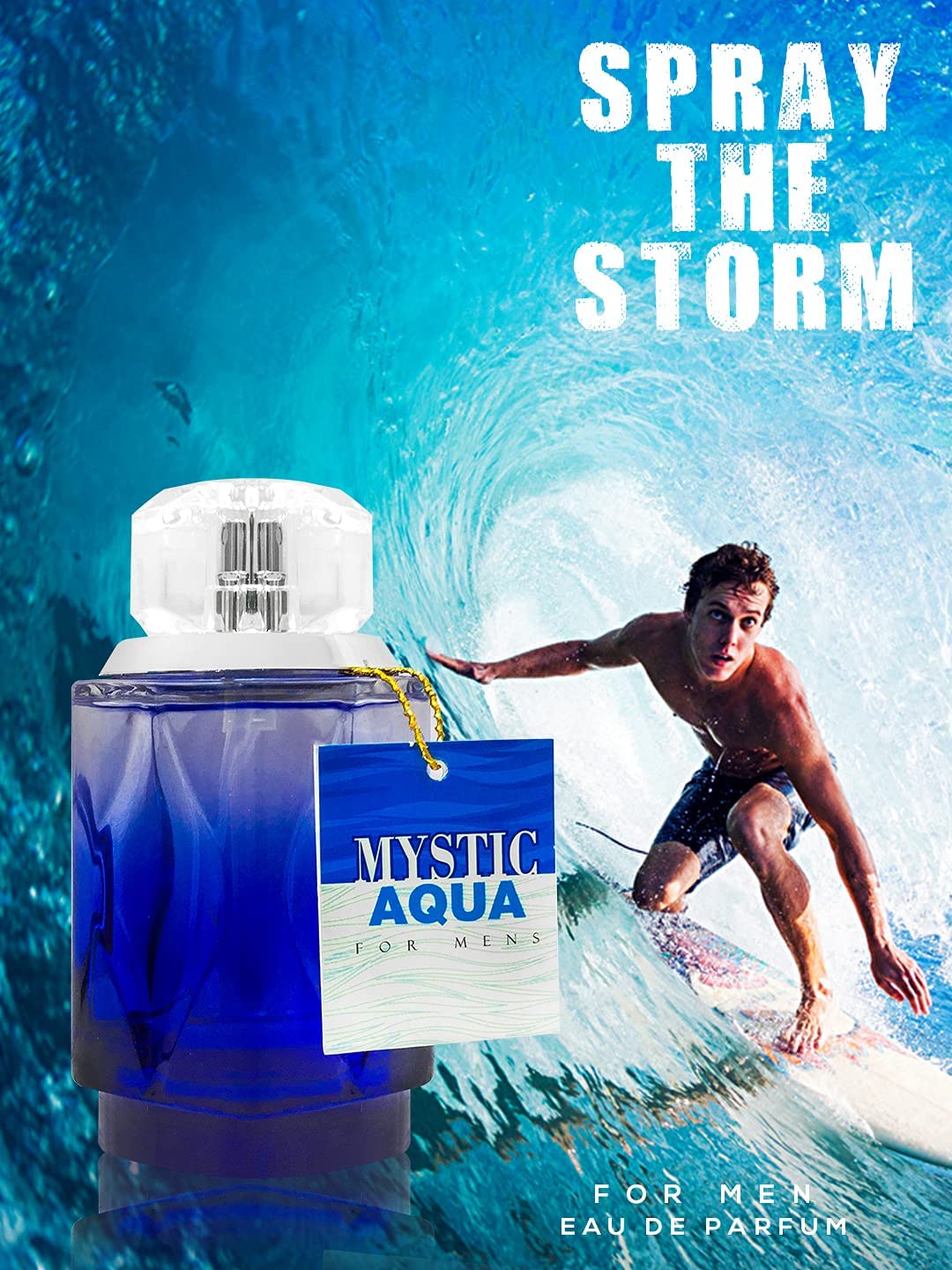 Arras Mystic Aqua Eau De Parfum + Deodorant Perfume Body Spray