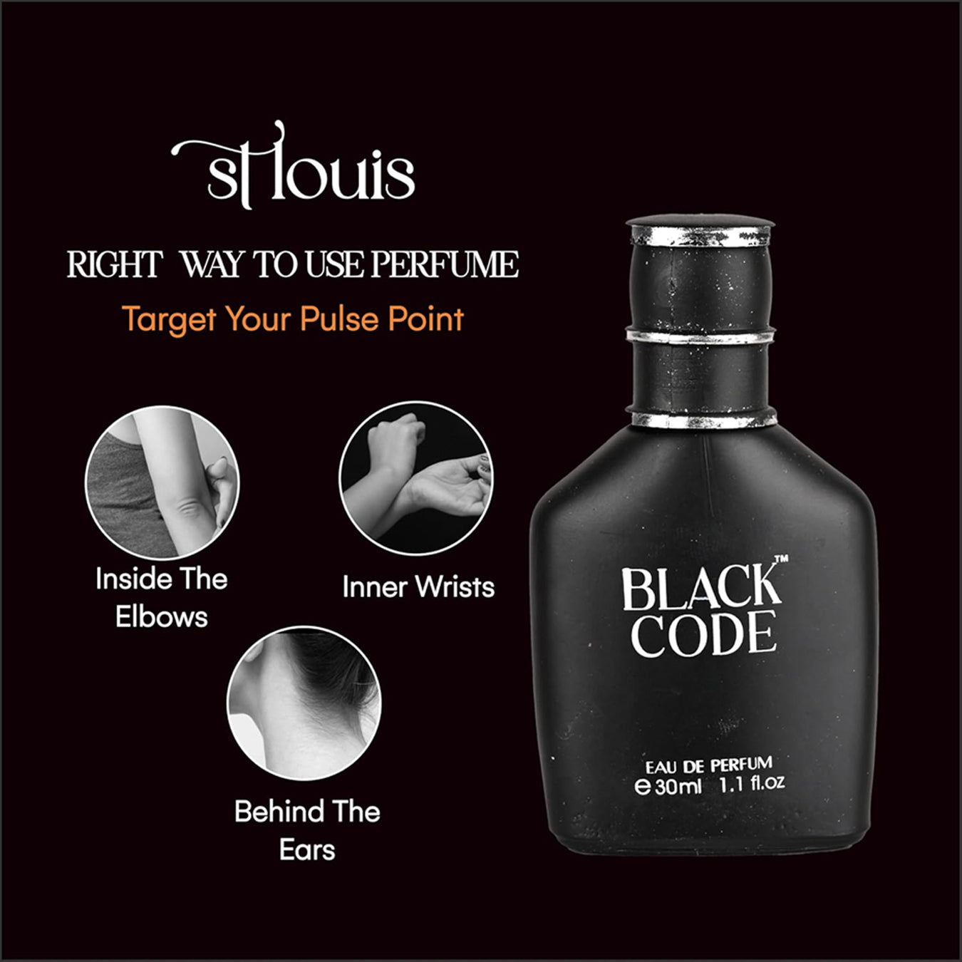 Black Code Parfum De France 30Ml