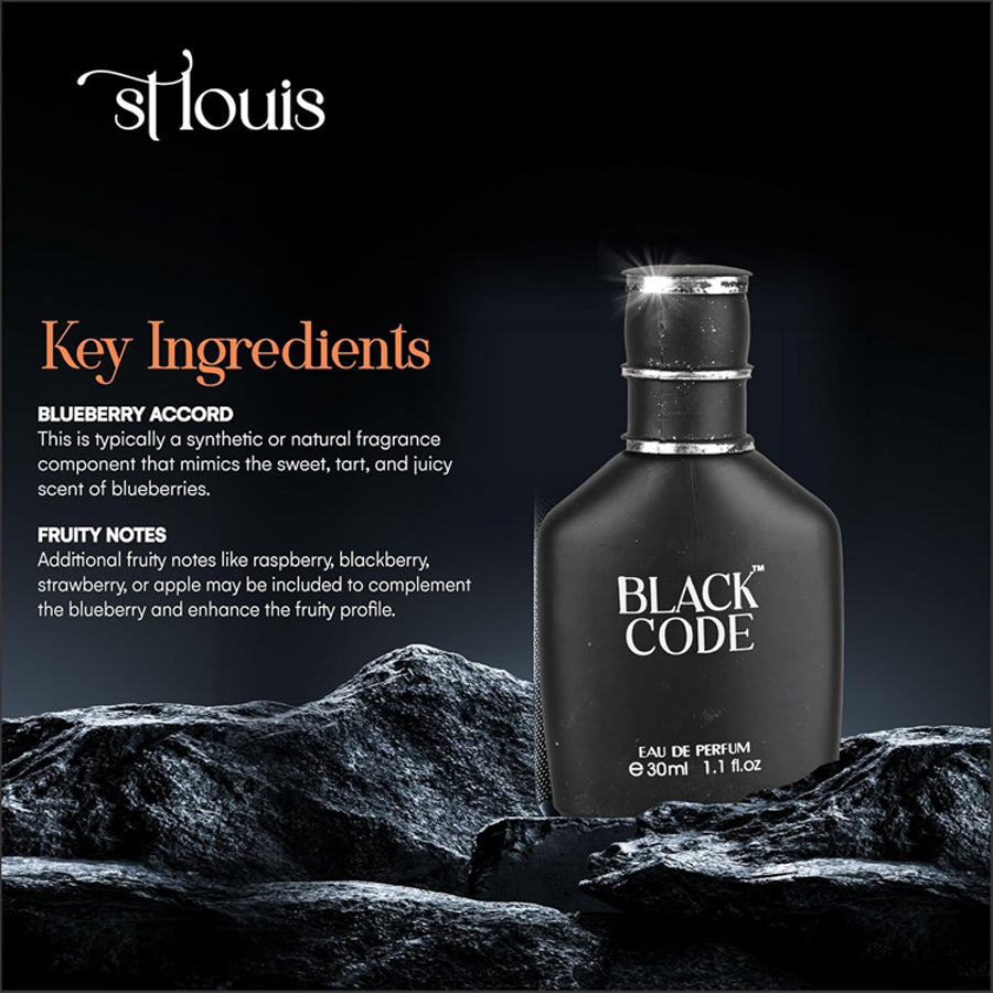 Black Code Parfum De France 30Ml