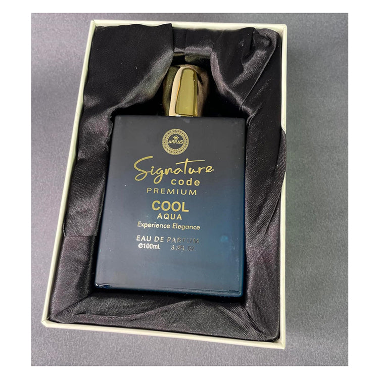 Arras Signature Code Premium Cool Aqua Eau De Parfum 100Ml
