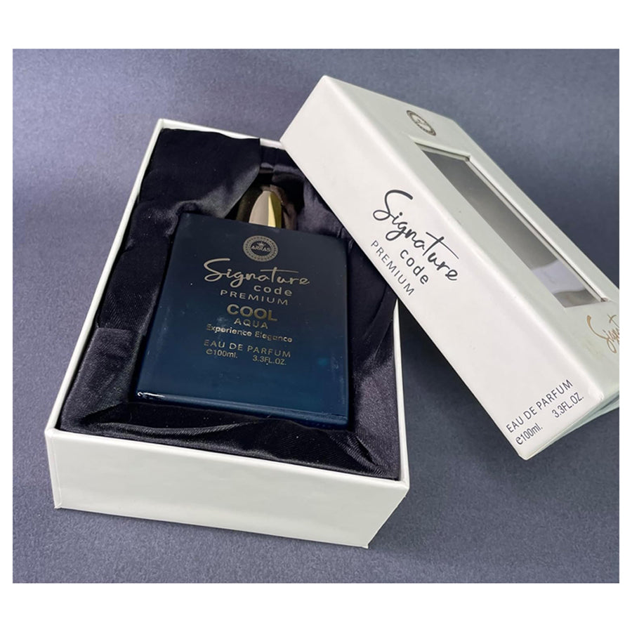 Arras Signature Code Premium Cool Aqua Eau De Parfum 100Ml