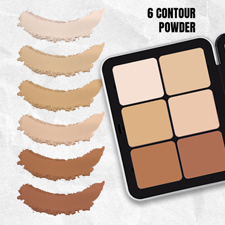 My Makeup Story 6 Contour Powder And 6 Blusher Powder 6*2G