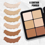 My Makeup Story 6 Contour Powder And 6 Blusher Powder 6*2G