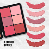 My Makeup Story 6 Contour Powder And 6 Blusher Powder 6*2G