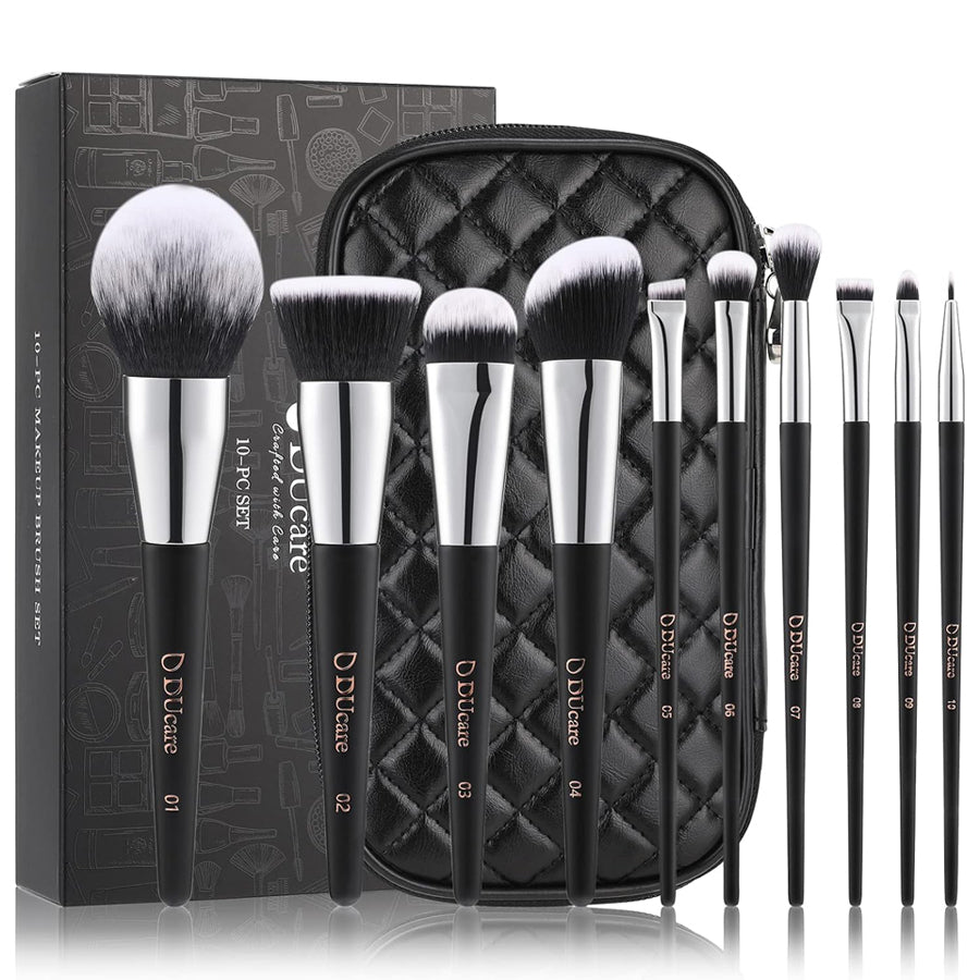 Ducare 10 Piece Makeup Brush Set