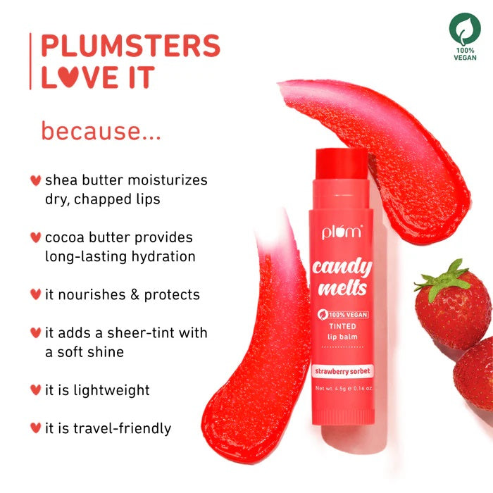 Plum Candy Melts Tinted Lip Balm