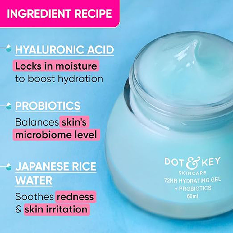 Dot Key 72Hr Hydrating Lightweight Gel Moisturizer