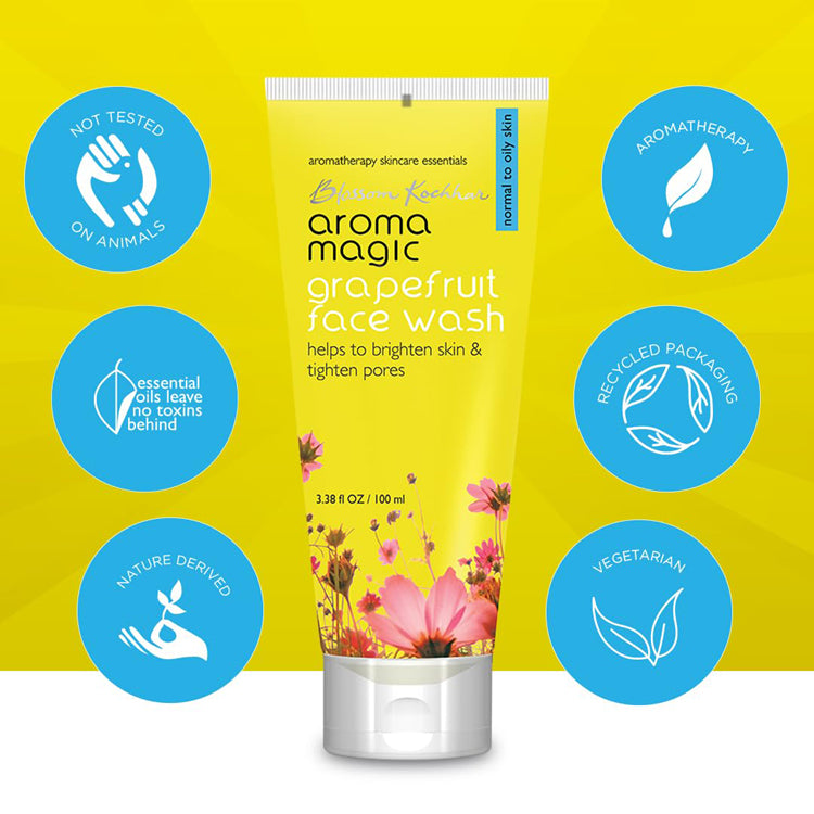 Blossom Kochar Grape Fruit Face Wash For Brightening & Pore Tightening