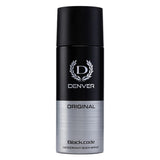 Denver Original Black Code Deodorant Body Spray 165 Ml For Men