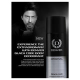 Denver Original Black Code Deodorant Body Spray 165 Ml For Men