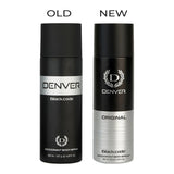 Denver Original Black Code Deodorant Body Spray 165 Ml For Men