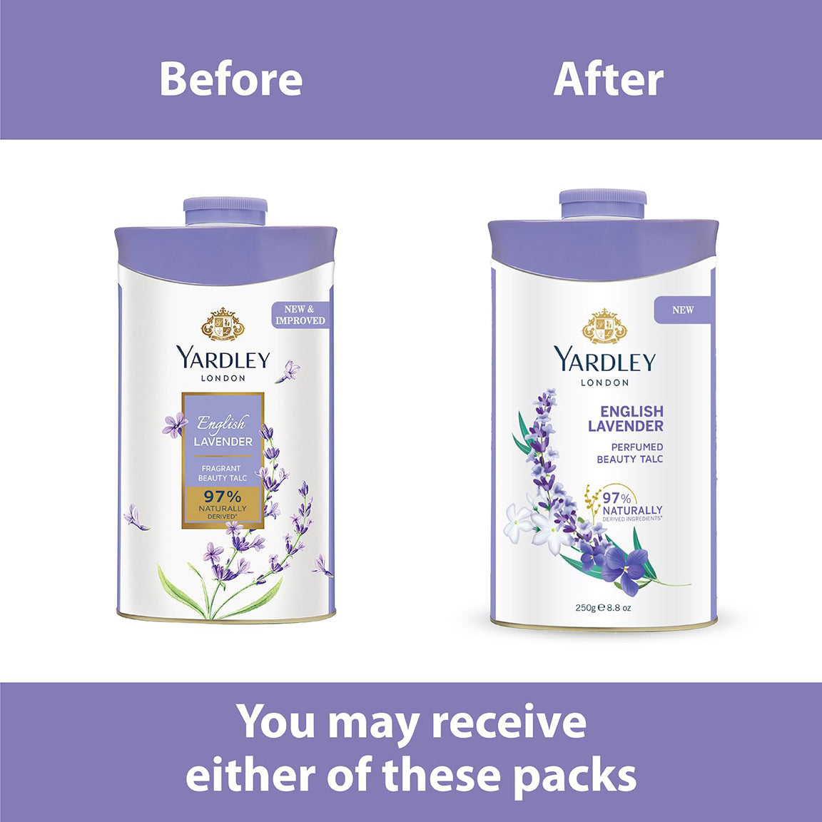 Yardley London English Lavender Perfumed Talc