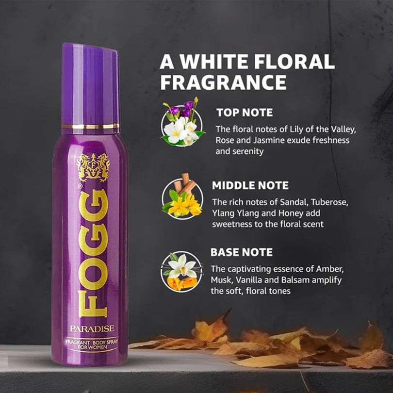 Fogg Paradise Frgrant Body Spray For Women