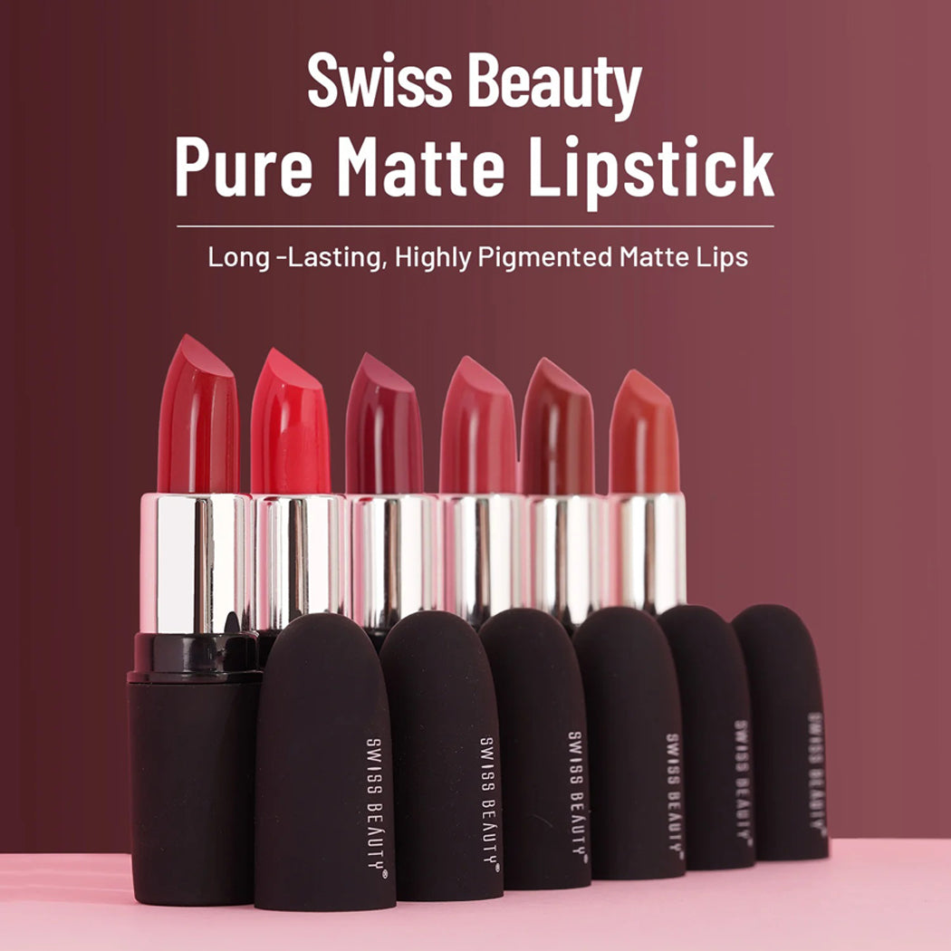 Swiss Beauty Pure Matte Lipstick 3.8G