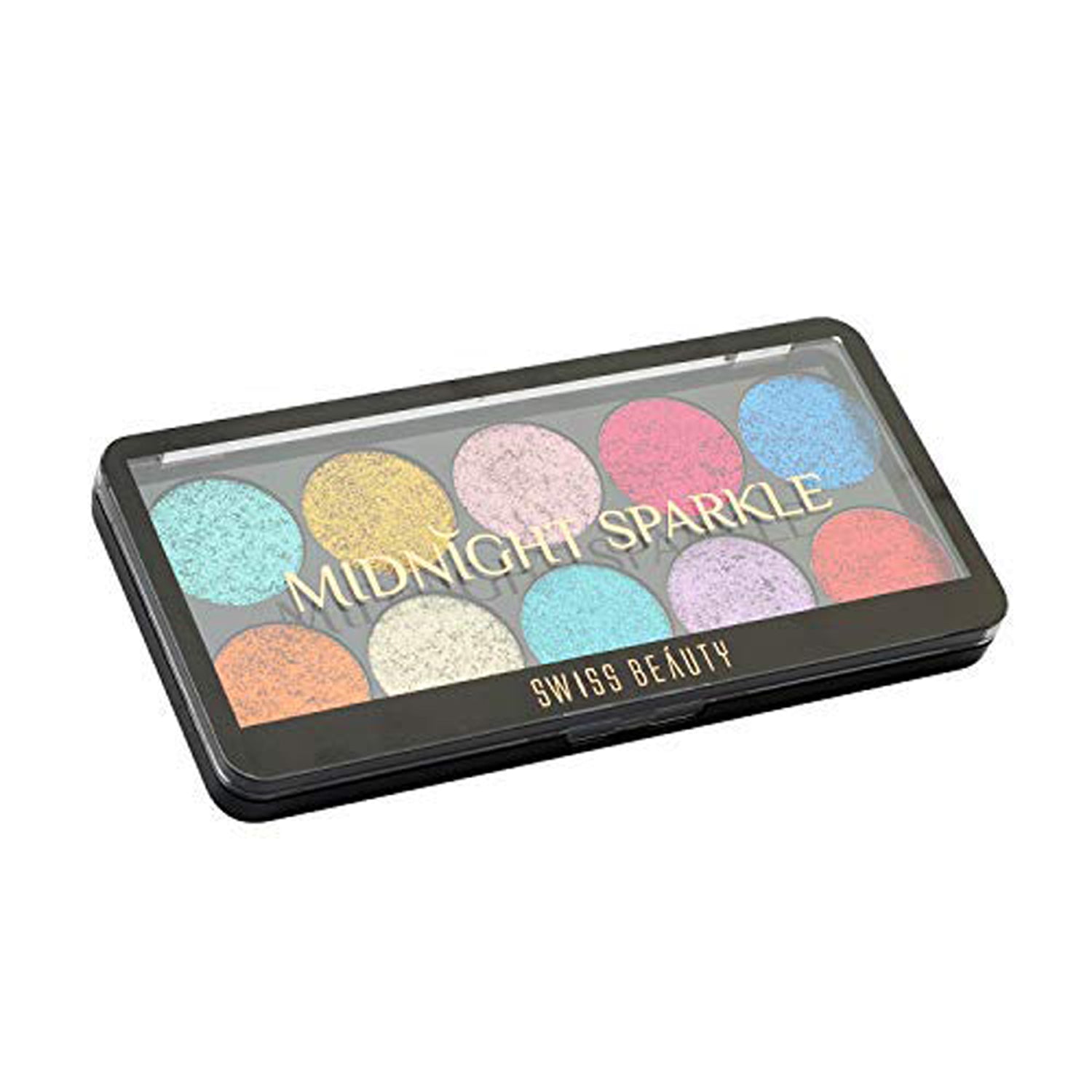 Swiss Beauty Glitter 10 Color Eyeshadow Palette 10G