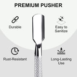 Shills Nail Art Cuticle Silver Pusher S-512