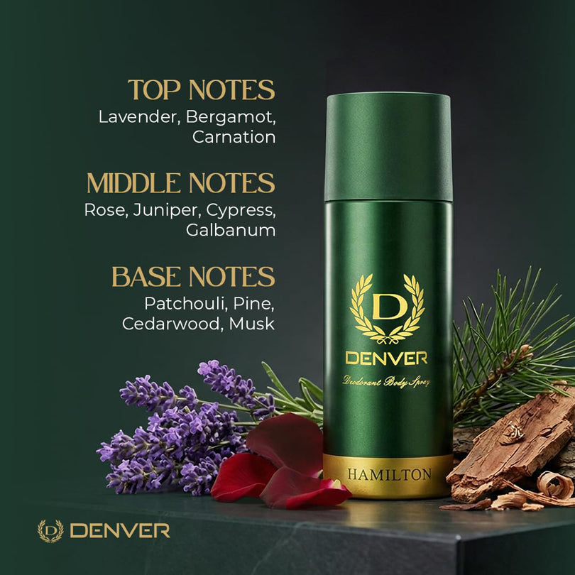Denver Hamilton Deodorant Body Spray 165Ml