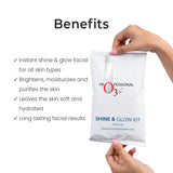 O3+ Shine & Glow Facial Kit For Instant Glow 32Gm+6Ml
