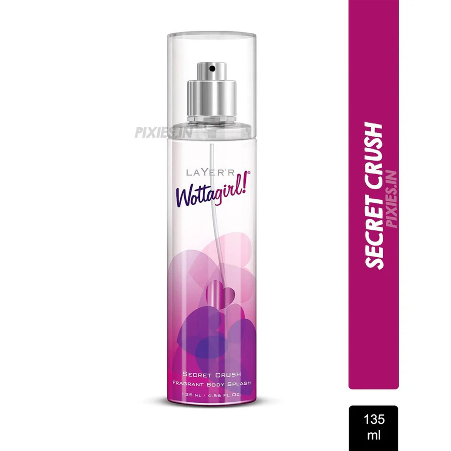 Layer R Wottagirl Secret Crush Body Splash For Her 135Ml