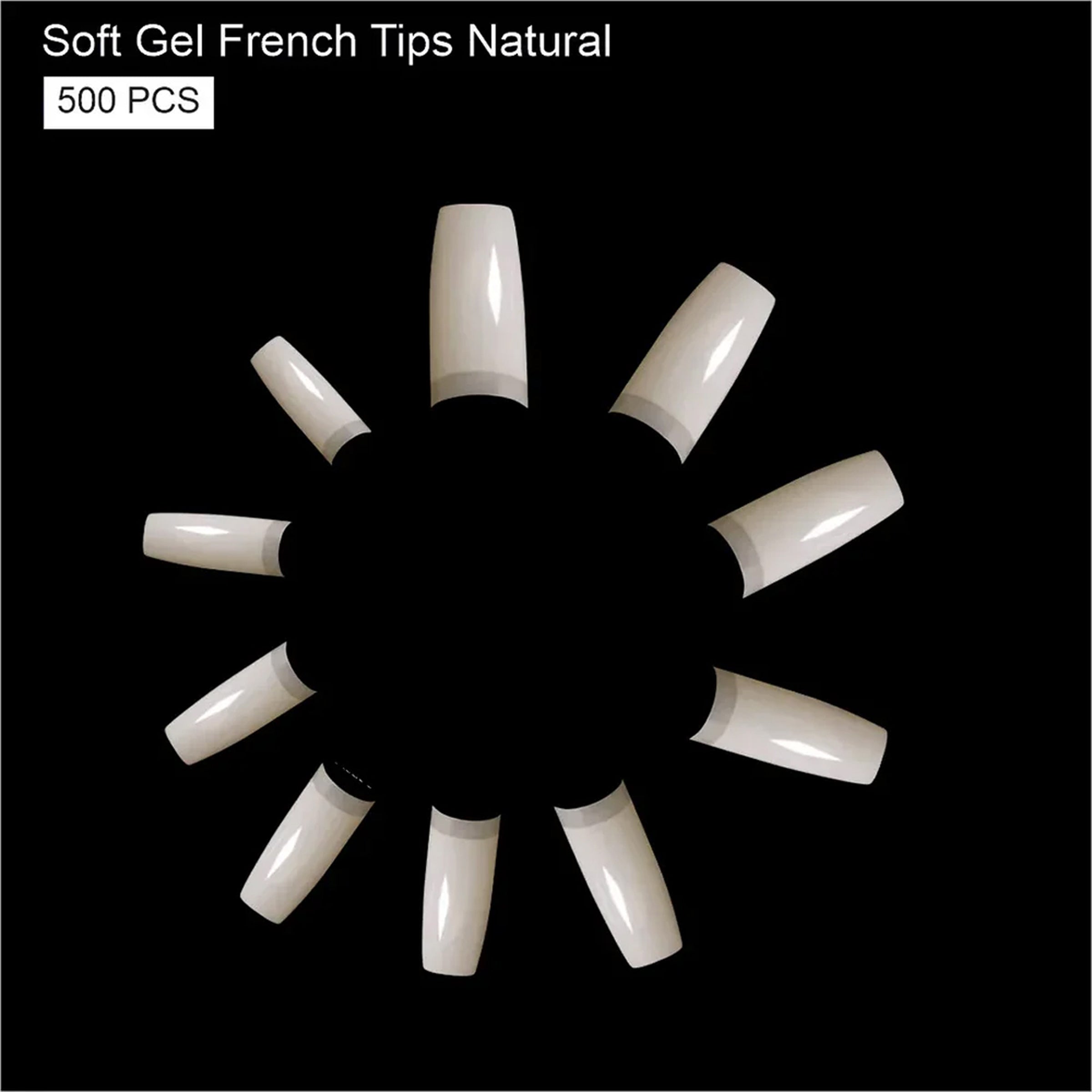 Shills Soft Gel Franch Tip-Pt14-Natural