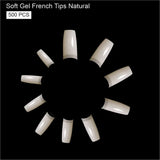 Shills Soft Gel Franch Tip-Pt14-Natural