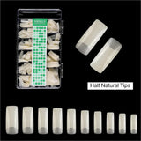 Shills Soft Gel Half Cover Tip-Pt13-Natural