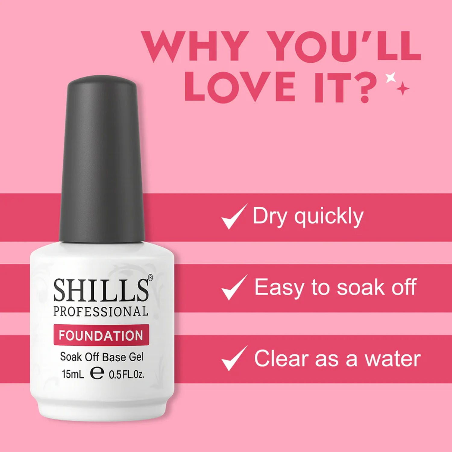 Shills Base Coat 15 Ml-Spfb