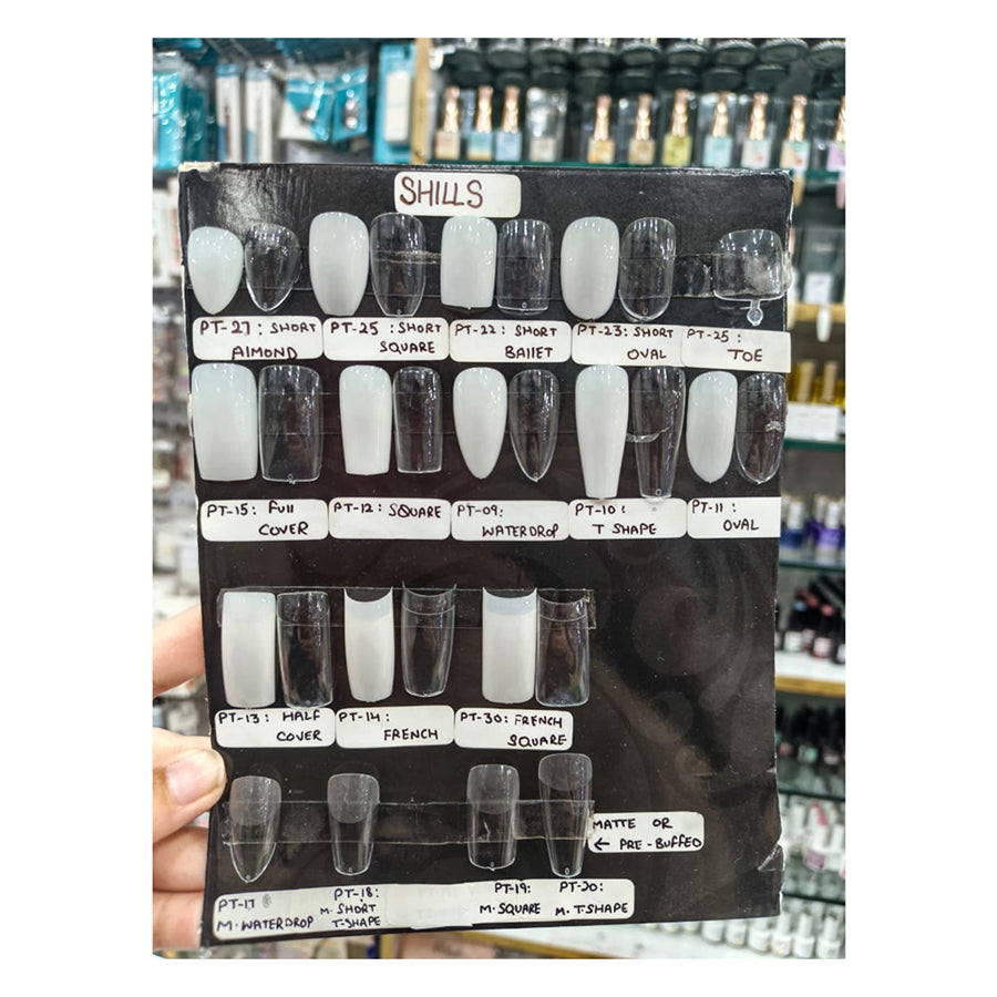 Shills Soft Gel Square Tip Natural Pt-12 N