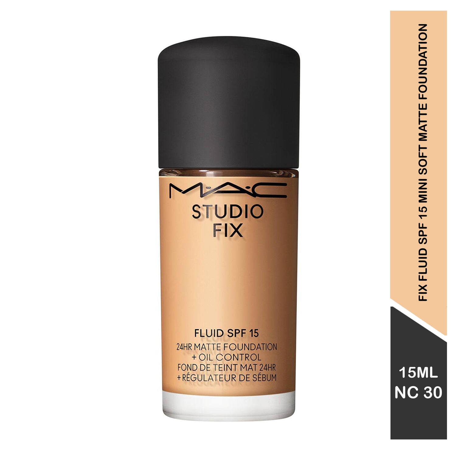 Mac Studio Fix Fluid Spf 15 Mini Soft Matte Foundation 15Ml (Mini)