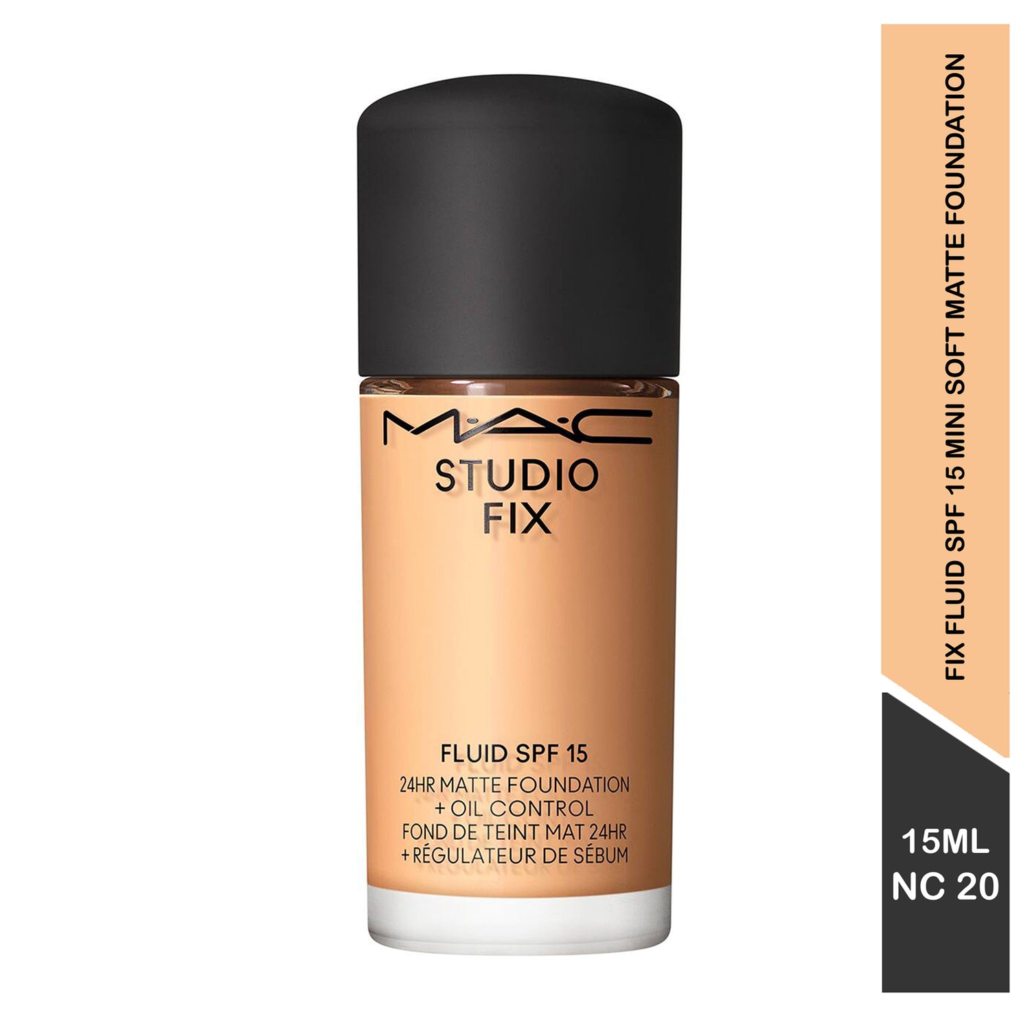 Mac Studio Fix Fluid Spf 15 Mini Soft Matte Foundation 15Ml (Mini)