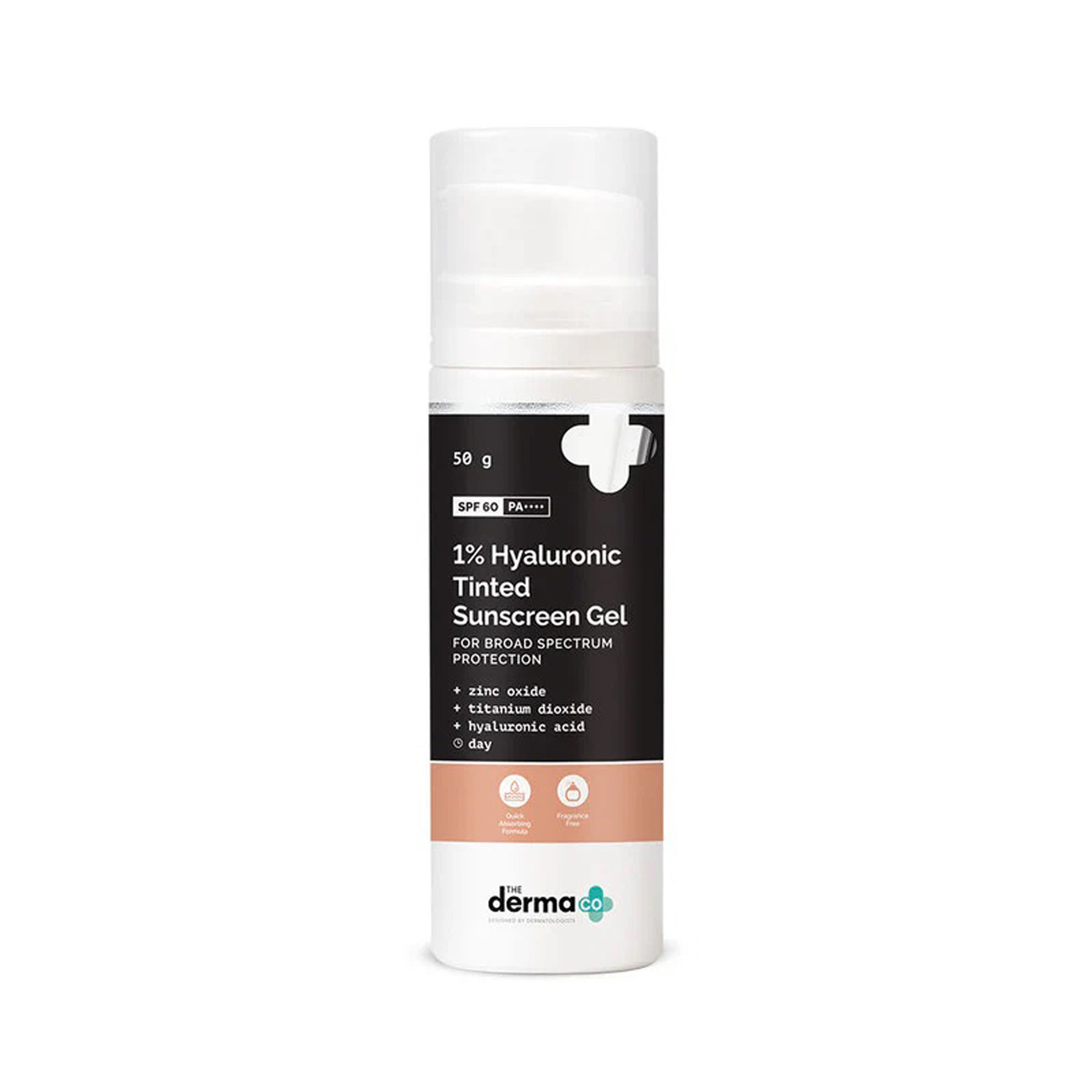 The Derma Co 1Per Hyaluronic Tinted Sunscreen Gel For Broad Spectrum Protection