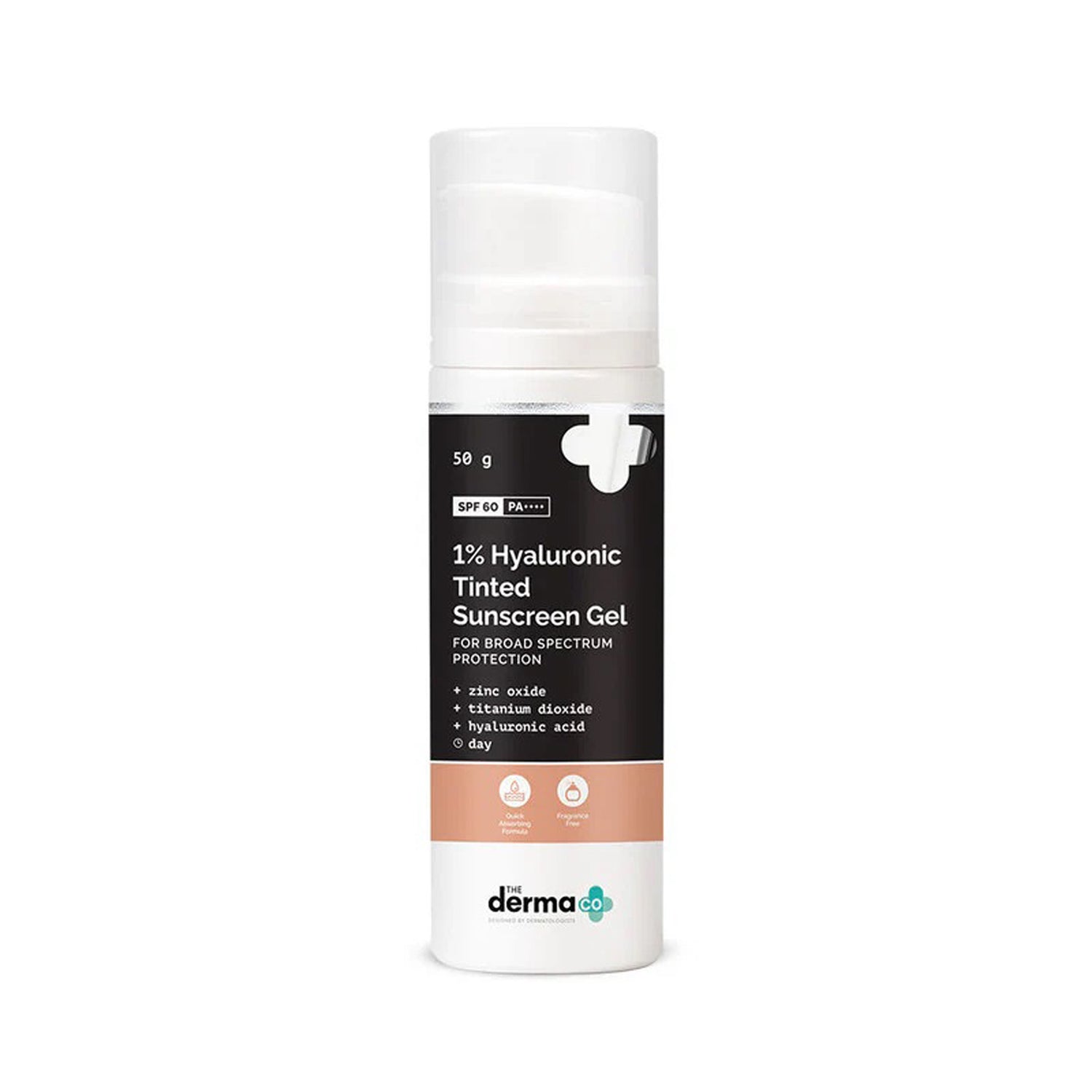 The Derma Co 1Per Hyaluronic Tinted Sunscreen Gel For Broad Spectrum Protection