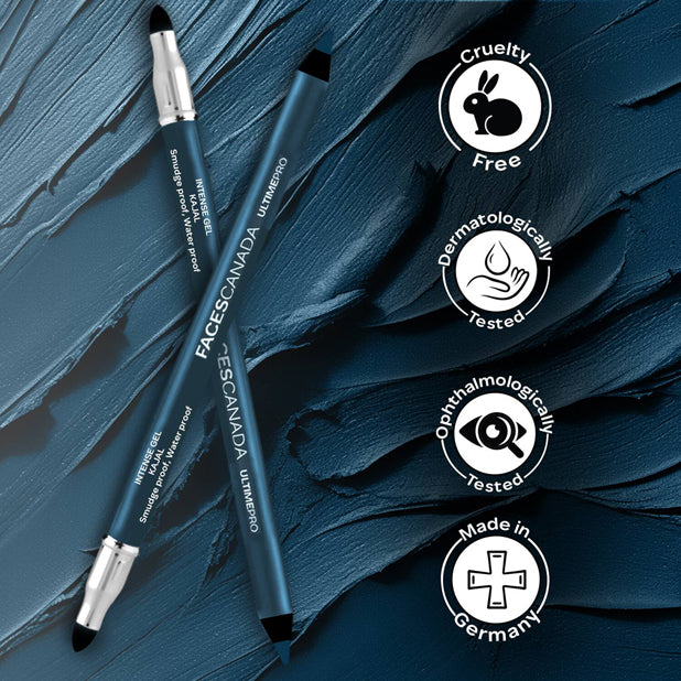 Faces Ultime Pro Intense Gel Kajal With Free Sharpener 1.2G