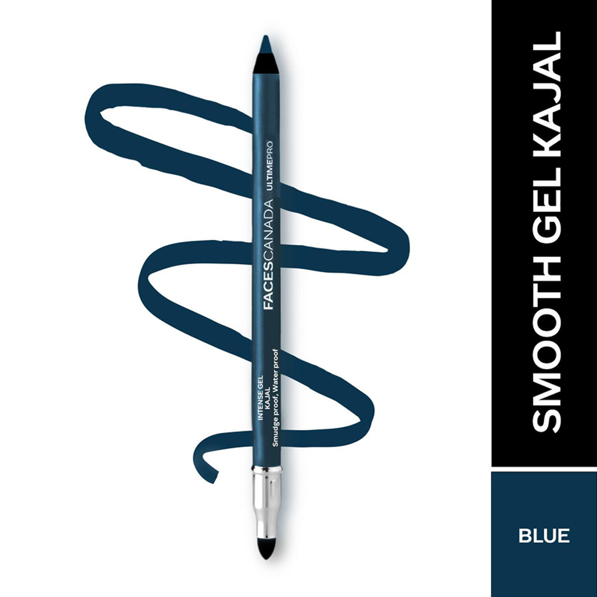 Faces Ultime Pro Intense Gel Kajal With Free Sharpener 1.2G