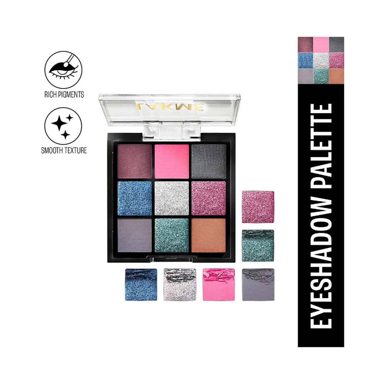 Lakme Ultimate Glam Eyeshdow Palette 11.7G