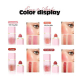 Handian 6 Color Mousse Liquid Blush Set 7G*4Pcs