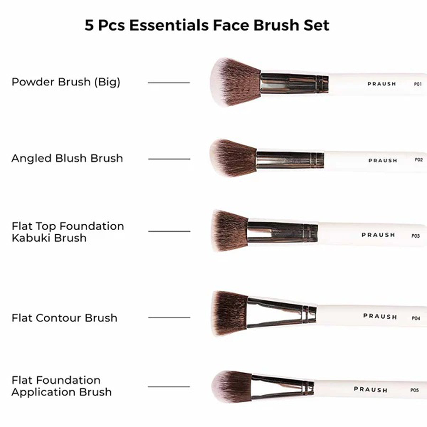 Plume Professional Makeup Brushes For Face