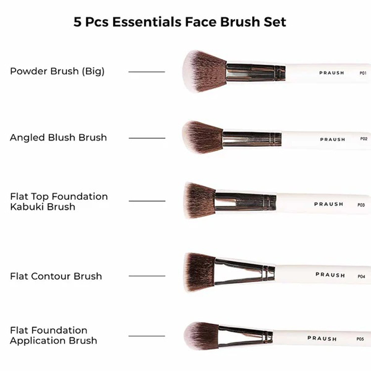 Plume Professional Makeup Brushes For Face