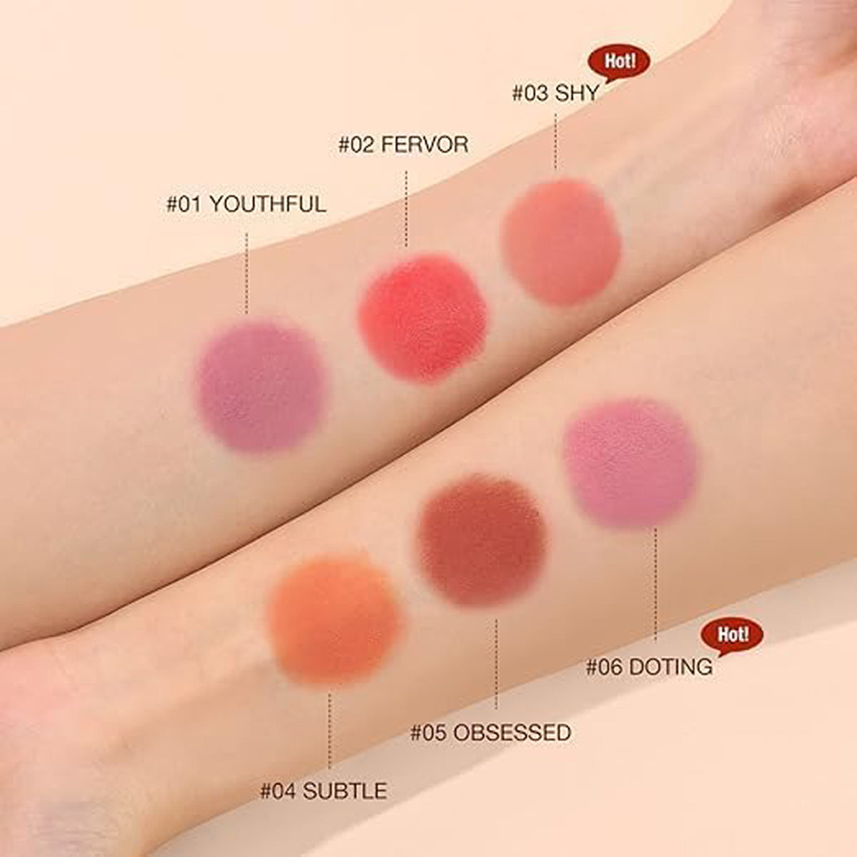 O Two O Mousse Glow Color Bounce Blush 7G
