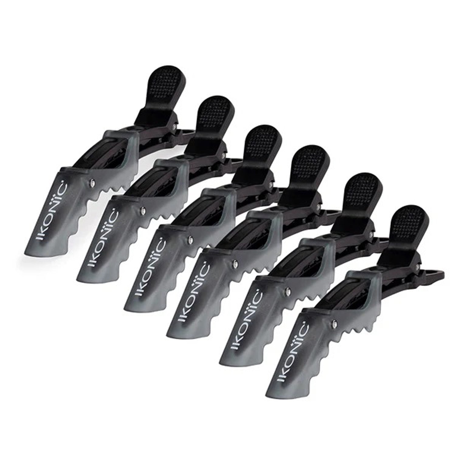 Ikonic Carbon Croc Clips 6Pcs